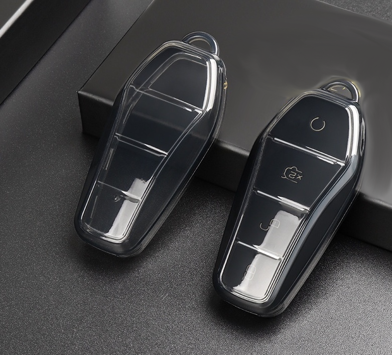 BYD Key Cover - Transparent | ATTO 3, Dolphin, Seal key fob cover
