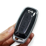 Nissan Key Cover - Transparent | 2 or 3 button | Qashqai, X-Trail, Navara, Patrol key fob cover | Nissan Accessories