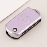 Mazda Flip key cover | Mazda 2, 3, 6, CX-3, CX-5, RX8, CX-9, MX-5 (2-button) car key fob cover