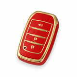 Toyota key cover - 3 Button | RAV4, Corolla, Hilux, Prado, Land Cruiser key fob cover | Toyota Accessories