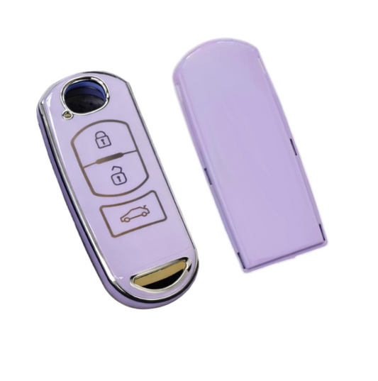 Mazda Key cover  (3-button) | Mazda 2, 3, 6, CX-3, CX-5, CX-8 car key cover | Mazda Accessories - Keysleeves