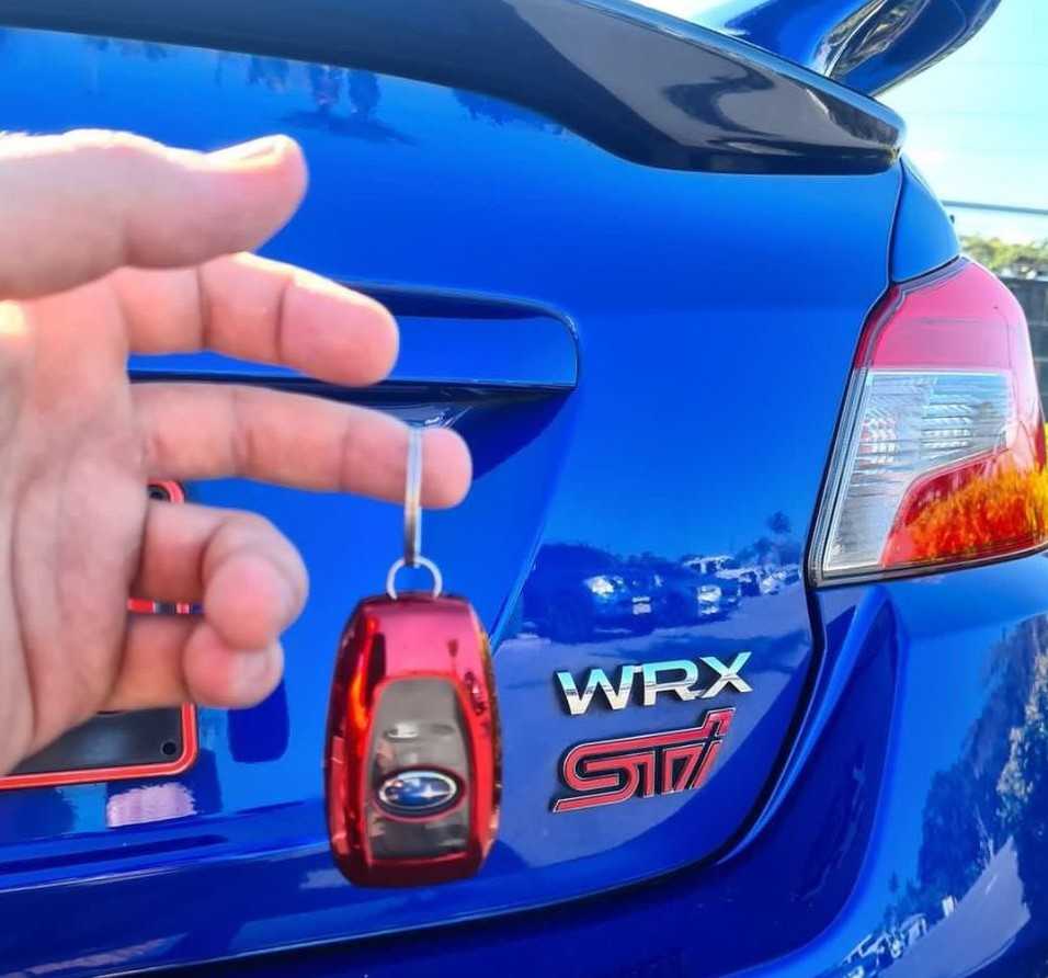 Subaru WRX STI car key cover