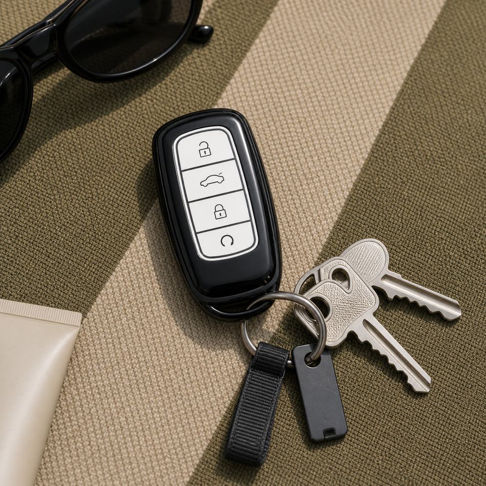 Chery Type A key cover in a lifestyle setting