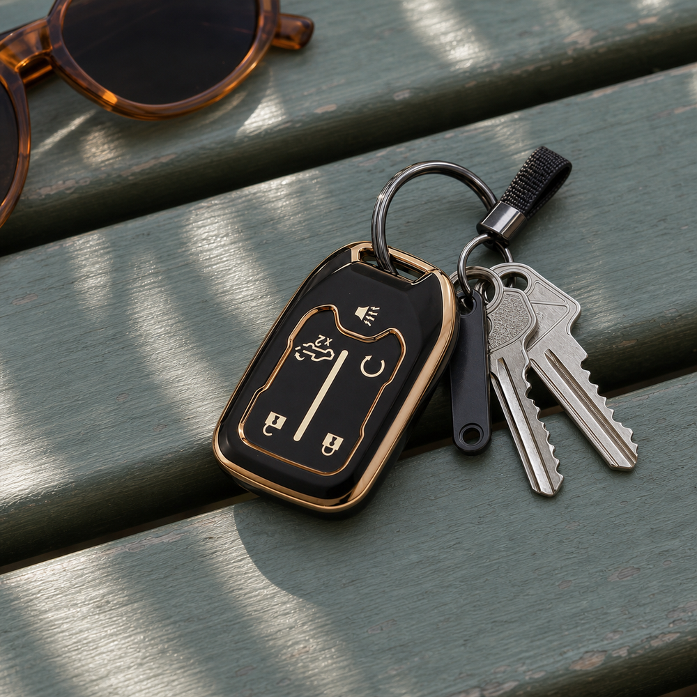 Chevrolet Type C key cover in a lifestyle setting