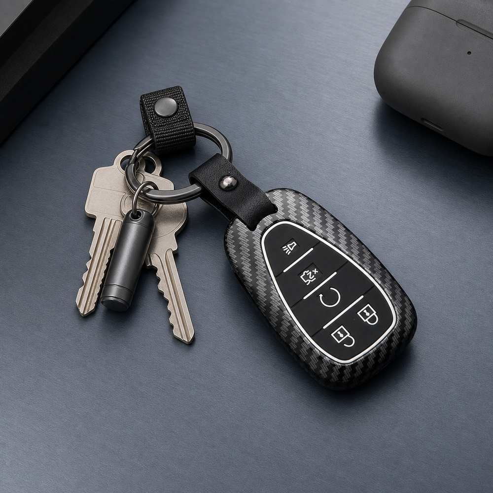 Chevrolet Type A key cover in a lifestyle setting