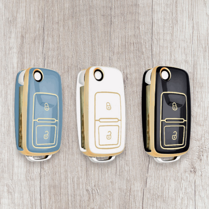 Volkswagen key cover (2005-12)| Key fob cover for VW Golf, Amarok, Passat, Polo, Tiguan, Touareg.