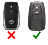 Toyota Key Cover (2 button) | Camry, Corolla, RAV4, Landcruiser Prado | Toyota Accessories