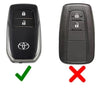 Toyota key cover - 4 Button | RAV4, Corolla, Hilux, Prado, Land Cruiser key fob cover | Toyota Accessories