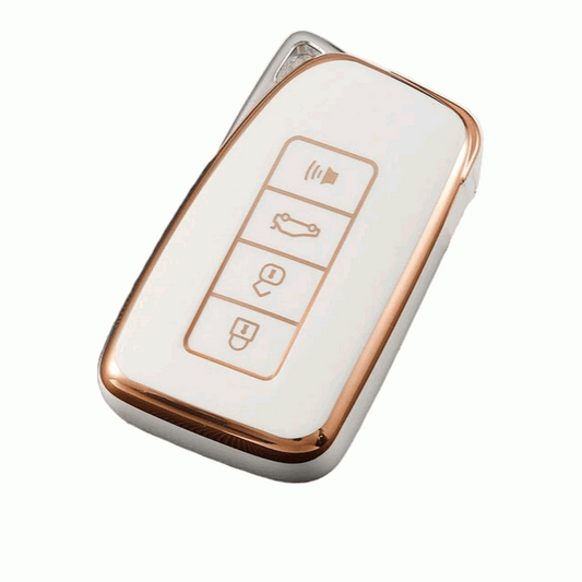 Lexus Car Key Cover - 4 button | IS200, IS250, IS300, IS350, ES300, RC200T﻿, RC300, RC350, LX570, NX200, NX300, RX350, RX450 key fob cover