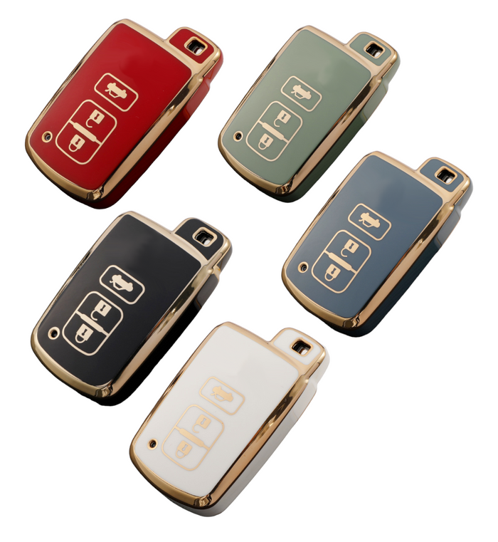 Toyota Key Cover (3 button - Boot release) | Camry, Corolla, RAV4, Hilux, Landcruiser | Toyota Accessories