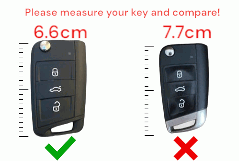 Volkswagen key cover | Key fob cover for VW Golf, Passat, Polo, Tiguan, Touareg.