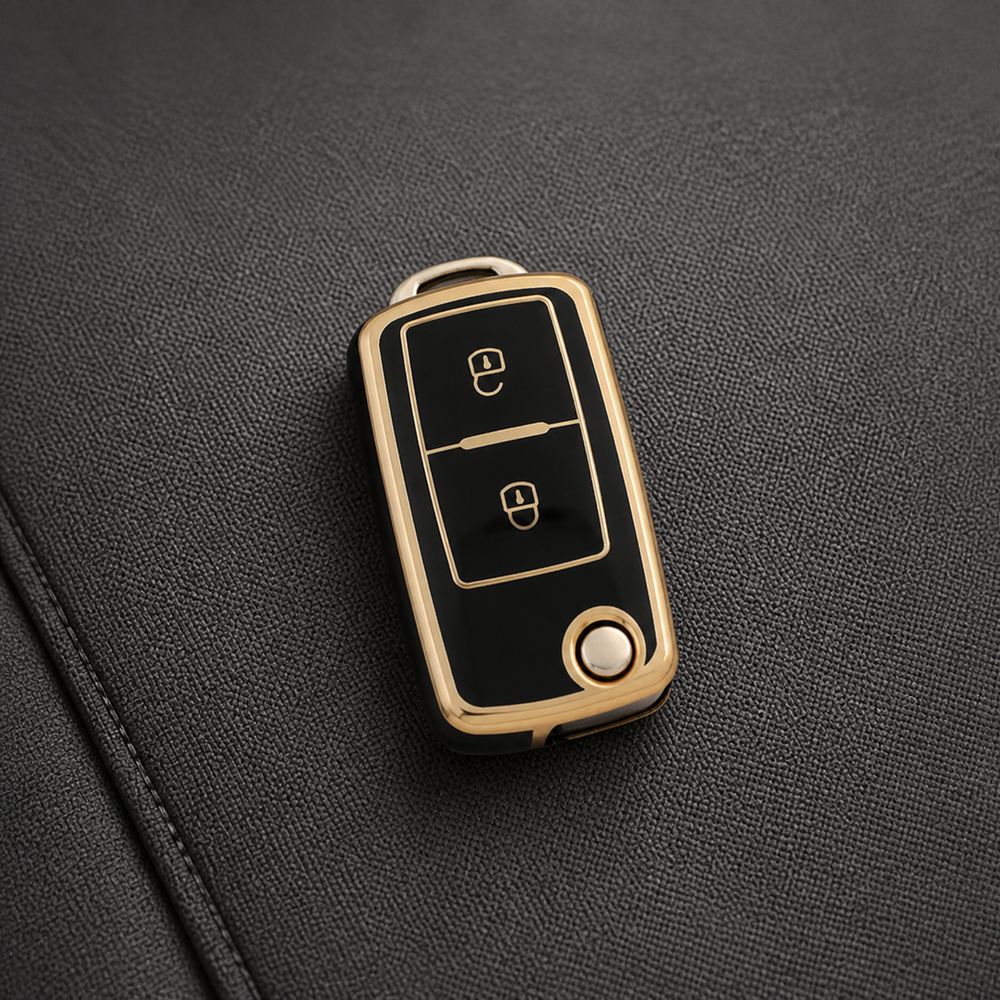 Skoda Type A key cover in a lifestyle setting