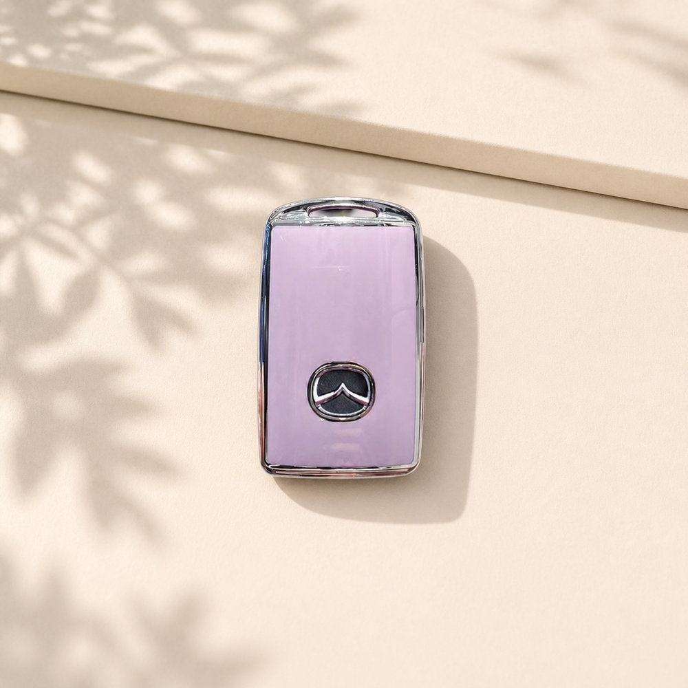 Mazda Type D key cover in a lifestyle setting