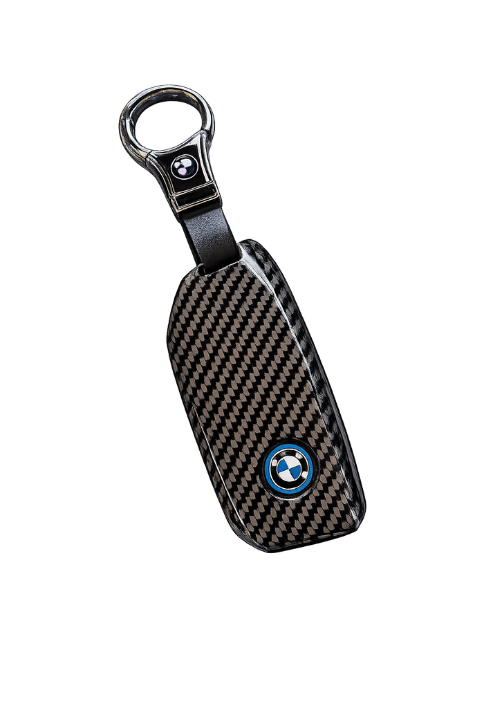 BMW key cover - 3/4 button carbon fibre look | key fob case for X Series, 1 Series, 2 series, 3 series, 5 series