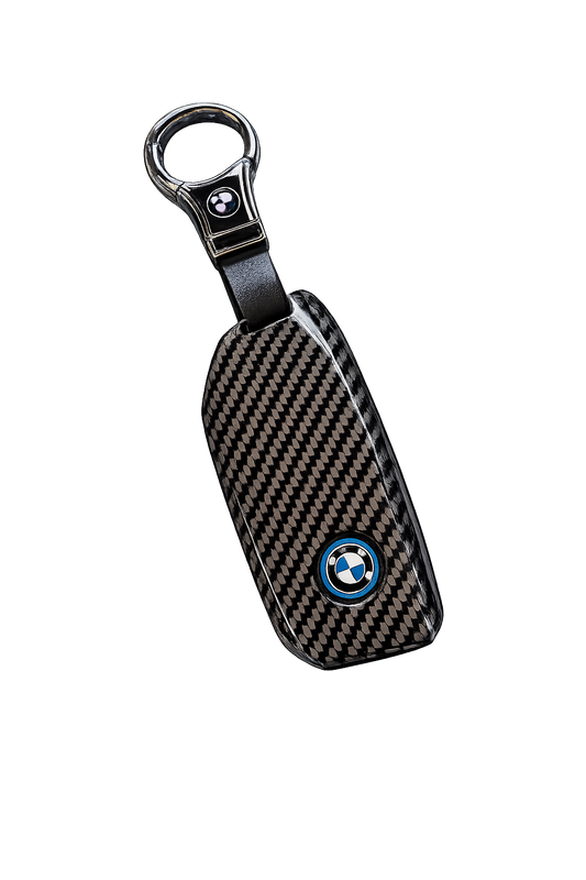 BMW key cover - 3/4 button carbon fibre look | key fob case for X Series, 1 Series, 2 series, 3 series, 5 series