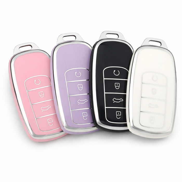 Chery Key Cover |  Jaecoo J7 J8, Tiggo and Omoda key fob cover - Silver Trim