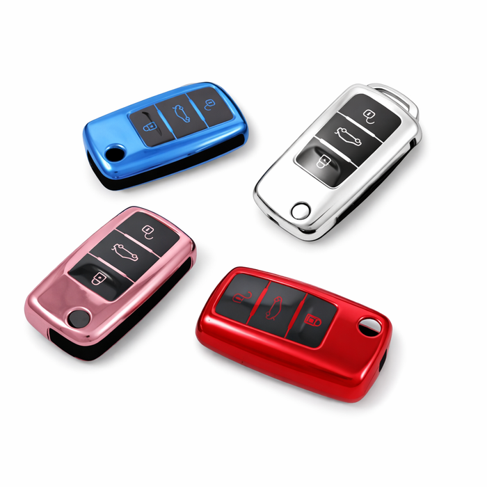 Volkswagen/Skoda car key cover | Key fob cover for VW Golf, Passat, Eos, Polo, Jetta, Caddy, Skoda Superb, Octavia