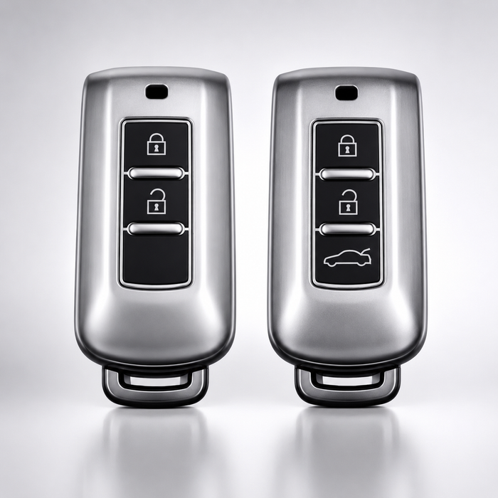 Mitsubishi key cover - Metallic | 2 or 3 button | Outlander, ASX, Lancer, Triton, Pajero key fob cover