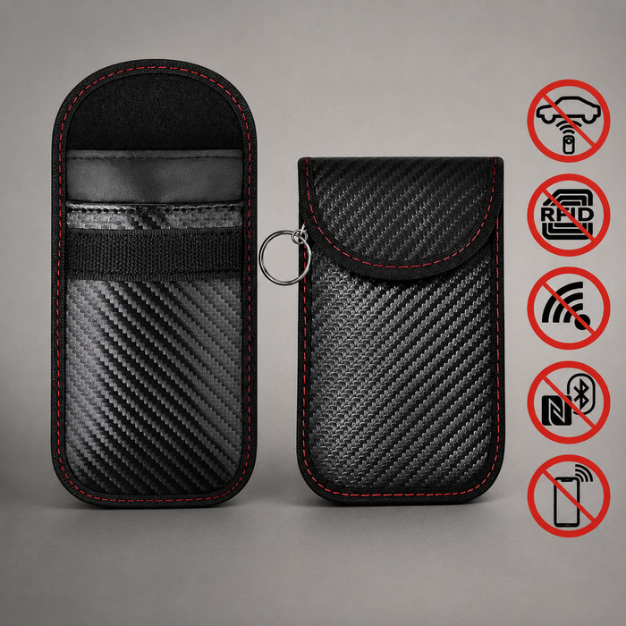 Premium RFID blocker pouch for Car Key  | Anti-Theft Key Sleeve with Faraday Technology | Anti-Hacking, Signal Blocking