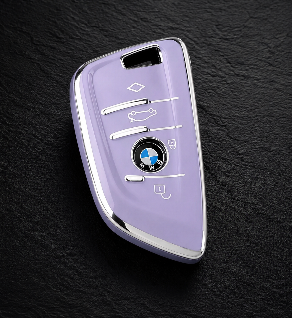 BMW key cover - 4 button | key fob case for X5, 2 series, 3 series, 5 series