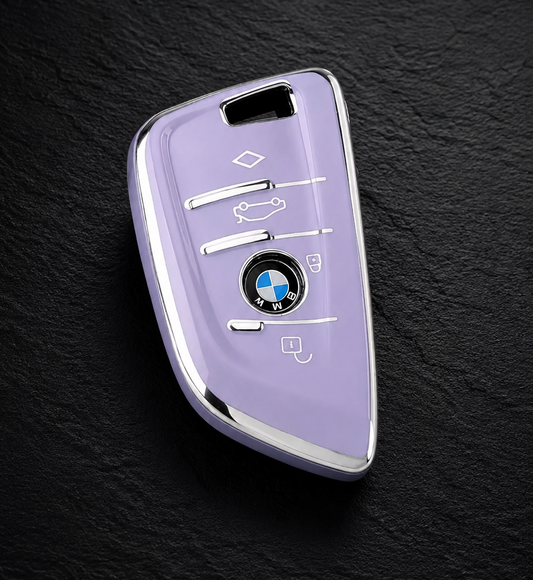 BMW key cover - 4 button | key fob case for X5, 2 series, 3 series, 5 series