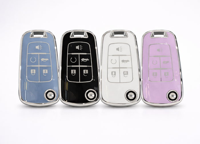 Holden Key Cover - Silver Trim | Commodore (VF) 5 button key fob cover. Holden accessories
