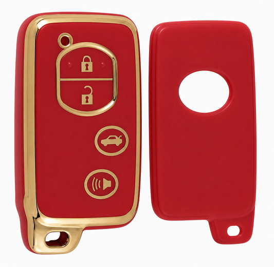 Toyota key cover - 4 button | Landcruiser, Prado, Camry, Kluger, Corolla, key cover