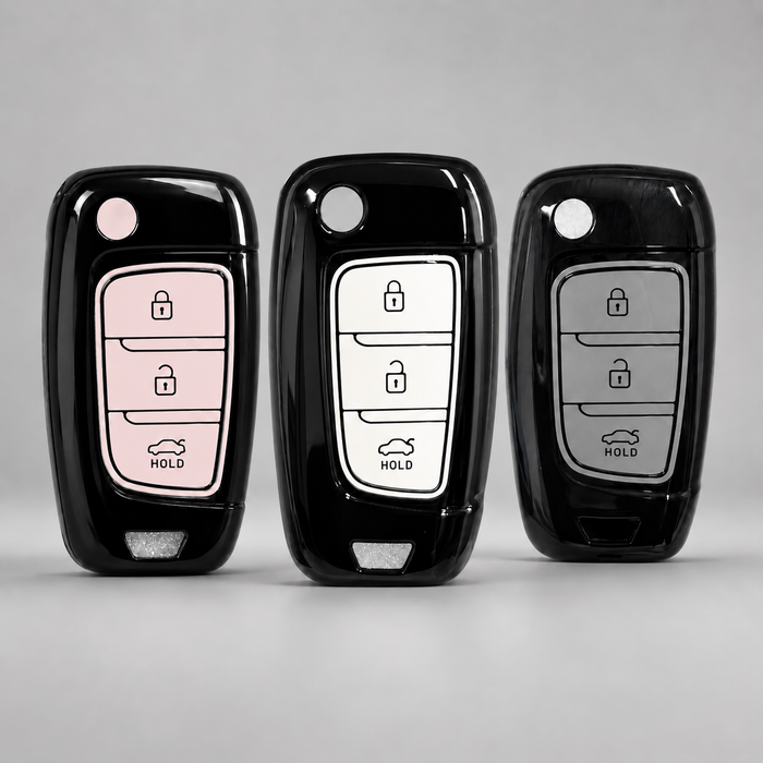Hyundai key cover - Flip key | i30, venue, kona Car key cover | Hyundai accessories