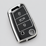 Volkswagen/Skoda/Audi key cover | Key fob cover for VW Golf, Passat, T-Roc, Polo, Tiguan, Touareg. (Copy)