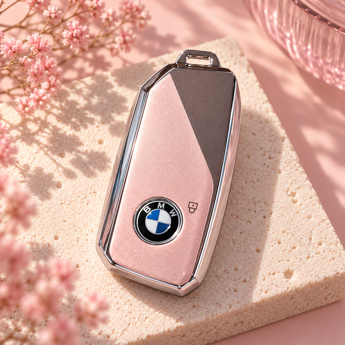 BMW key cover - Rose Gold | 3/4 button | key fob case for X Series, 1 Series, 2 series, 3 series, 5 series