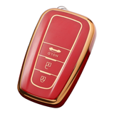 Toyota Key Cover (3 button) | Camry, Corolla, RAV4, Hilux | Toyota Accessories red
