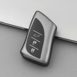 Lexus Car Key Cover (2019+) Metallic 3 button | IS200, IS250, IS300, IS350, ES300, RC200T﻿, RC300, RC350, LX570, NX200, NX300, RX350, RX450, LBX key fob cover