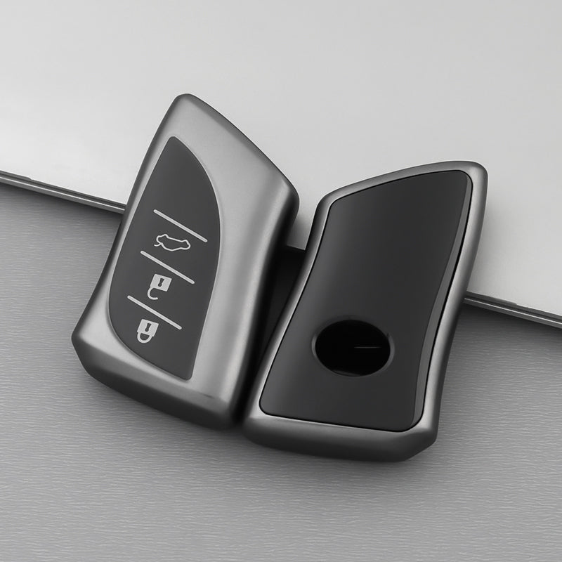 Lexus Car Key Cover (2019+) Metallic 3 button | IS200, IS250, IS300, IS350, ES300, RC200T﻿, RC300, RC350, LX570, NX200, NX300, RX350, RX450, LBX key fob cover