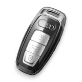 Audi key cover - Transparent | Car key fob cover protector -A6, A7 A8, Q7, Q8 etc