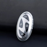 Hyundai key cover - Transparent | Fits all buttons | Kona, i30, Ioniq, Elantra, Santa Fe etc | Car key accessories | key fob cover