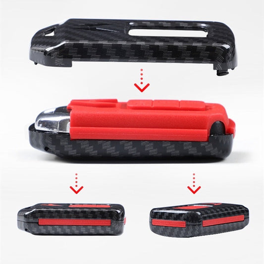Honda 2 button Carbon Fibre | Civic, Accord, CR-V, HR-V car key cover