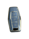 Mitsubishi key cover - 2 Button Silver Trim | 2021+ | Outlander key cover
