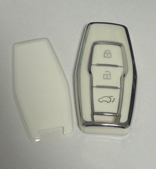 Mitsubishi key cover - 3 Button Silver Trim | 2021+ | Outlander key cover