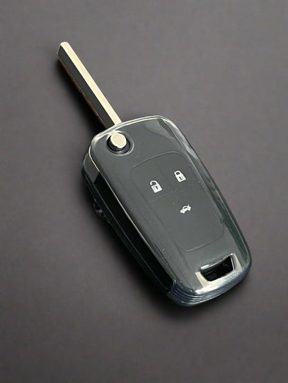 Holden Key Cover - Transparent | fits 2, 3, 4 and 5 button Flip key | Trailblazer, Colorado, Commodore, Barina, Cruze |key fob cover accessory