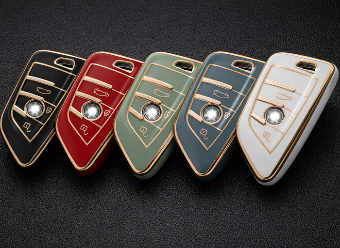 BMW key cover - 3 button | key fob case for X5, 2 series, 3 series, 5 series
