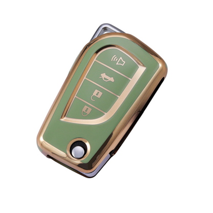 Toyota Key Cover - 4 button | Corolla, Camry, RAV4 Key fob cover. | Toyota Accessories