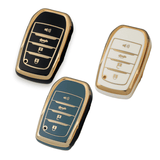 Toyota key cover - 4 Button | RAV4, Corolla, Hilux, Prado, Land Cruiser key fob cover | Toyota Accessories