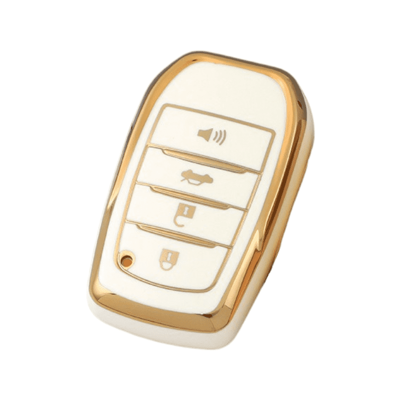 Toyota Key Fob Cover For 4-Button Smart Key - TPU Protector Case For Venza, RAV4 Prime, Land Cruiser