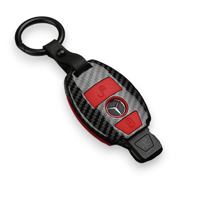 Mercedes-Benz key cover | A/C/E-Class Car Key Cover | Carbon Fibre Design
