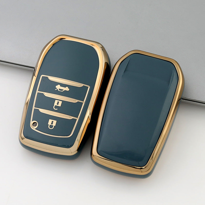Toyota key cover - 3 button | RAV4, Corolla, Camry, Prado, Land Cruiser key fob cover | Toyota Accessories