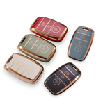 Kia Key Cover | Cerato, Rio, Sportage, Sorento, Optima - Gold Trim