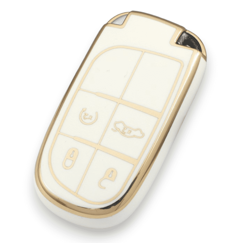 Jeep key cover 4 button (2013+) | Grand Cherokee, Renegade, Wrangler, Compass, Gladiator, Patriot key fob cover