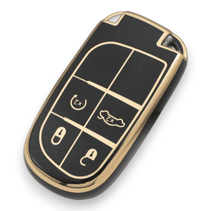 Jeep key cover 4 button (2013+) | Grand Cherokee, Renegade, Wrangler, Compass, Gladiator, Patriot key fob cover
