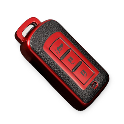 Mitsubishi key cover - 3 button PU Leather | Outlander, ASX, Lancer, Triton, Pajero key fob cover