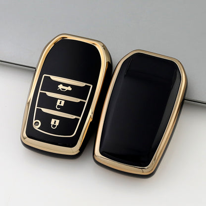 Toyota key cover - 3 button | RAV4, Corolla, Camry, Prado, Land Cruiser key fob cover | Toyota Accessories